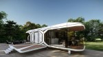 40ft Container Movable Home with Powered System and Spacious Bathroom