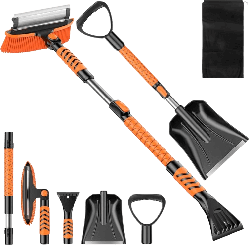 42 Ice Scraper & Extendable Snow Brush