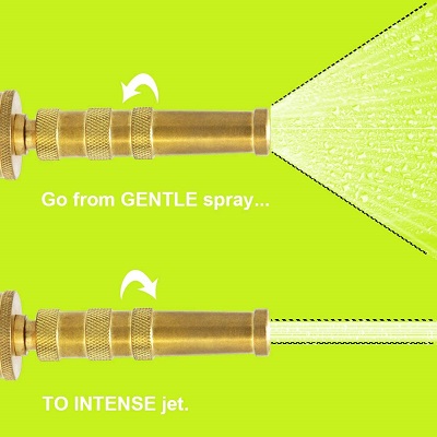 Twinkle Star Solid Brass Nozzle - Best garden hose nozzle