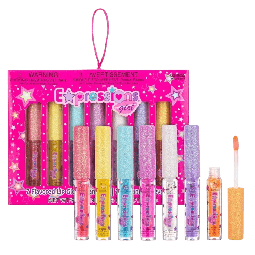 7pc Fruity Flavored Lip Gloss Set