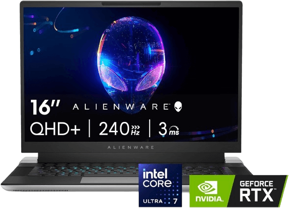 Alienware X16 R2 (16 QHD+ 240 Hz, Intel Ultra 7‑155H, RTX 4070)