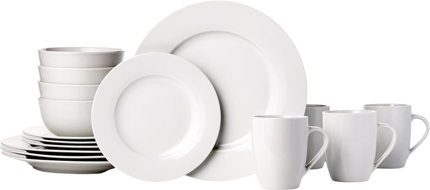 AmazonBasics 16-Piece Dinnerware Set