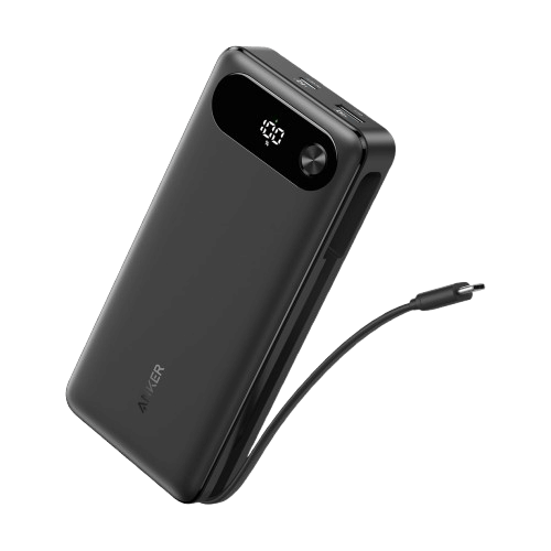 Anker Power Bank 20,000 mAh with Built-in USB-C Cable