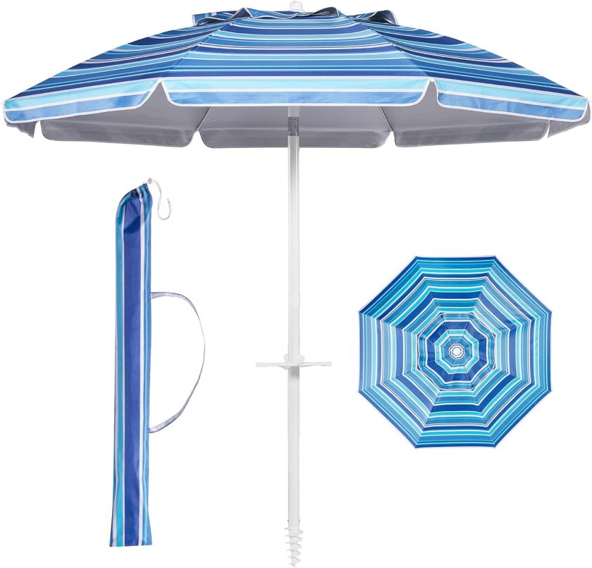 Aoxun Heavy-Duty Beach Umbrella