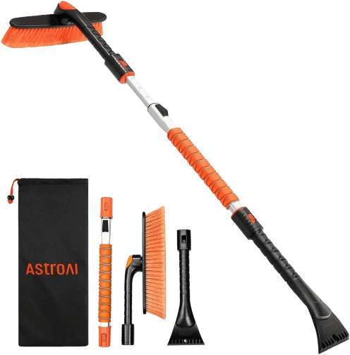 AstroAI 47.2 Extendable Snow Brush & Ice Scrapers