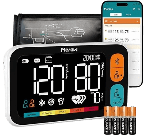 Bluetooth Arm BP Monitor (B0C8S1S94V)