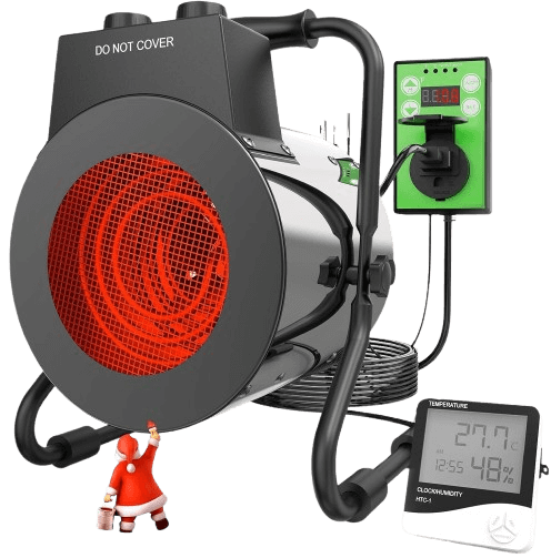 Buyplus 1500W Greenhouse Heater with Digital Thermostat