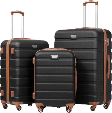 Coolife Luggage 3-Piece Set