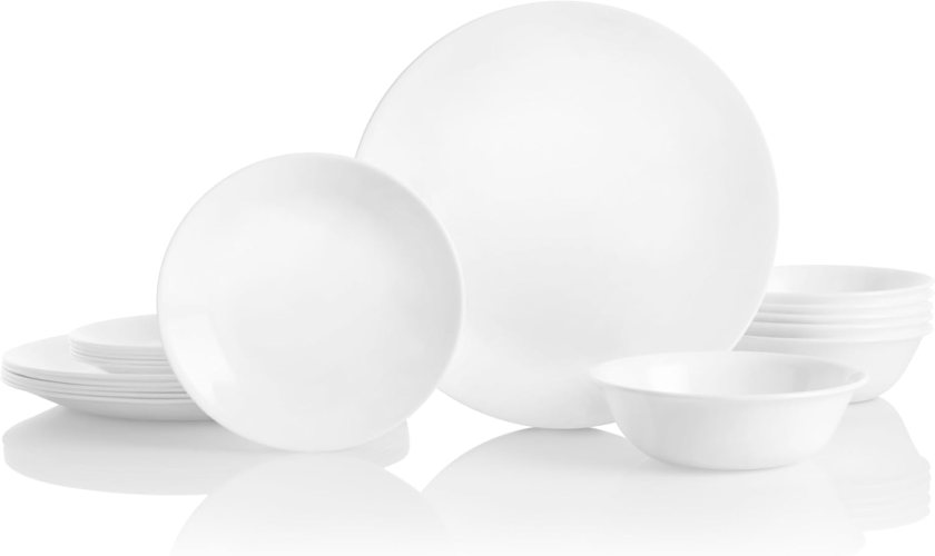 Corelle Winter Frost White Dinnerware Set