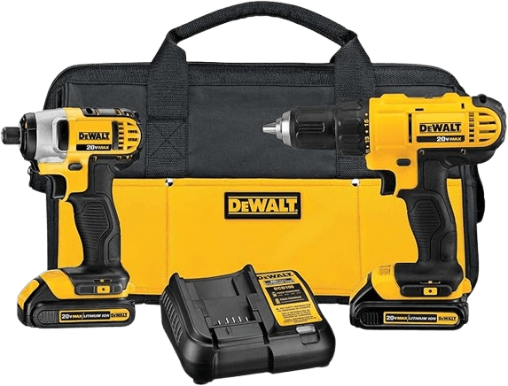 DEWALT 20V MAX Cordless Drill and Impact Driver, Power Tool Combo Kit