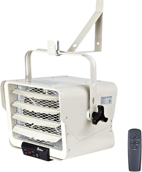 DR. INFRARED HEATER DR-975 7500-Watt 240-Volt Hardwired Shop or Garage Electric Heater with Remote