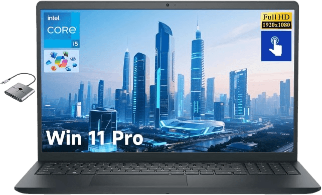 Dell Inspiron 15 Business Laptop, 15.6 FHD Touchscreen