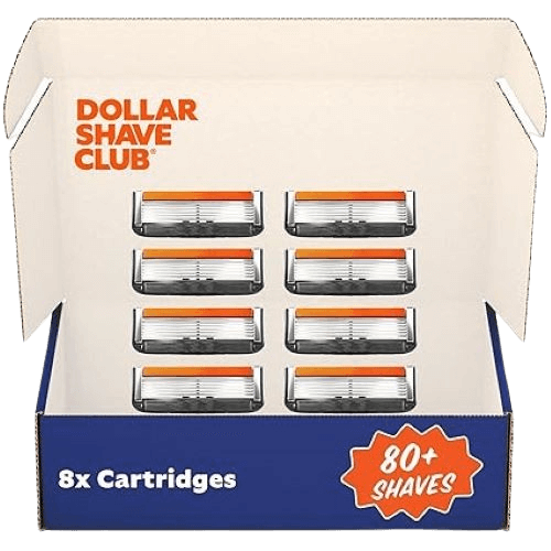 Dollar Shave Club 6 Blade Razor Refills (8 Pack)