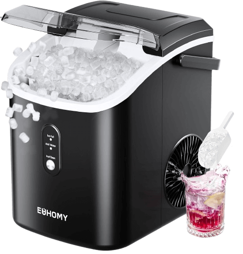 EUHOMY Nugget Ice Maker Countertop