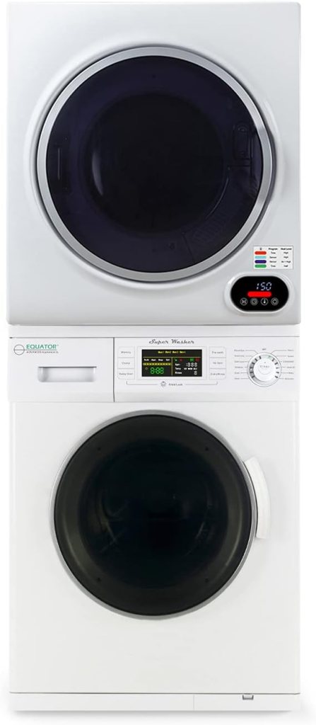 Equator Basic Stackable 13 lbs Washer + Vented Sensor Dryer