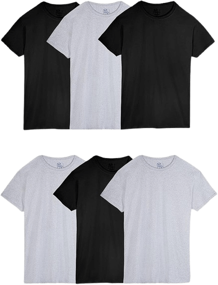 Fruit of the Loom Men’s Crew Tee Undershirts