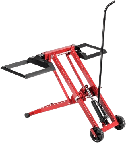 Goplus Lawn Mower Lift, 500LBS Zero Turn Mower Lift with Hydraulic Jack