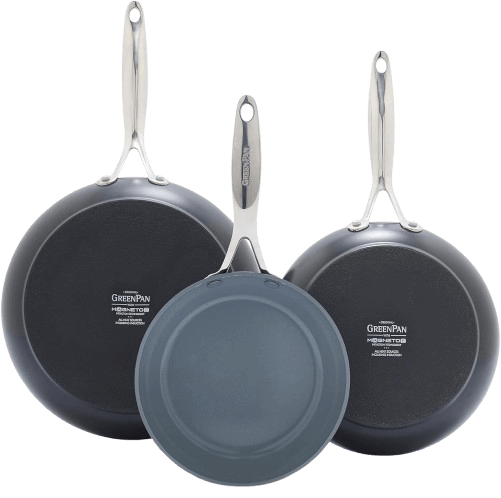 GreenPan Valencia Pro 3-Piece Fry Pan Set