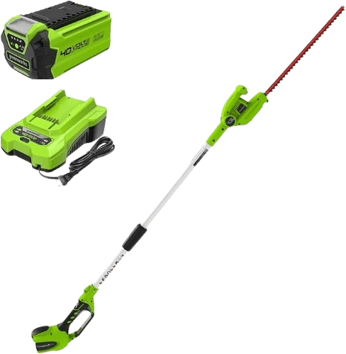Greenworks 40V 20-inch Cordless Pole Hedge Trimmer