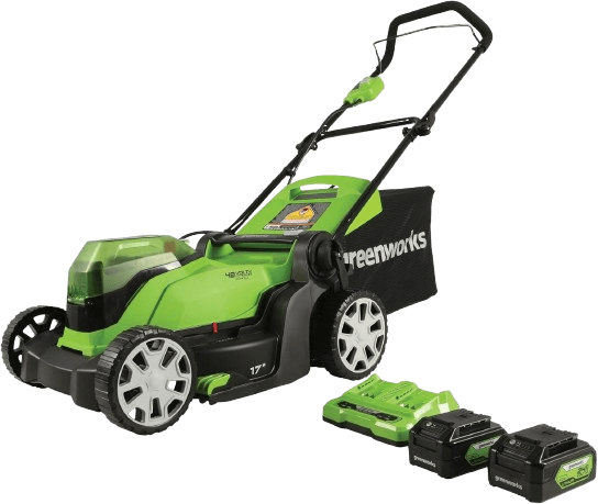 Greenworks 48V (2 x 24V) 17 Inch Cordless Lawn Mower