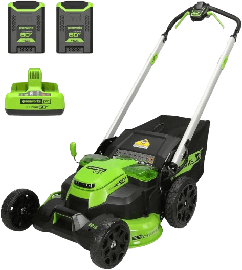Greenworks 60V 25″ Powerful Dual‑Battery Brushless Mower