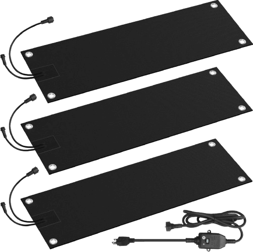 HETFOENT 3 Pcs Heated Snow Melting Mats