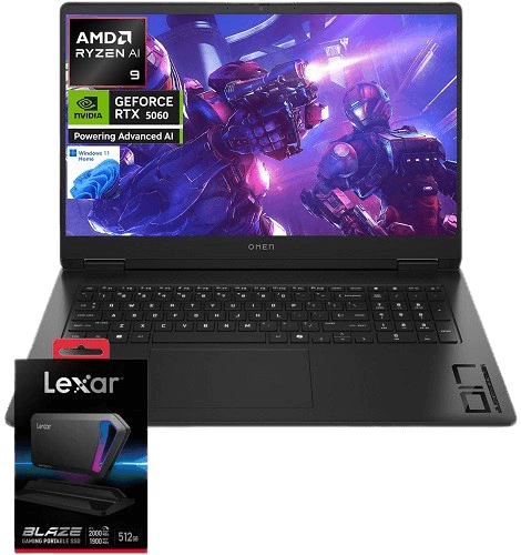 HP OMEN 17.3 inch RTX 5060 AI Gaming Laptop