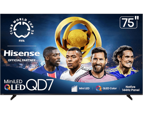Hisense 75″ Class QD7 Series Mini‑LED 4K UHD Smart Fire TV