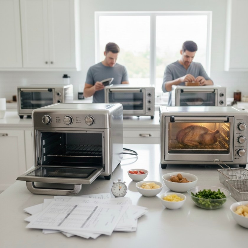 How We Tested the Best Air Fryer Toaster Oven Combos