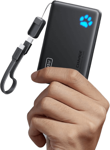 INIU Portable Charger, Ultra Slim 10,000mAh 45W PD Power Bank