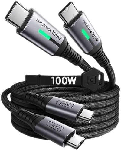 INIU USB C Cable (100W, 2-Pack)