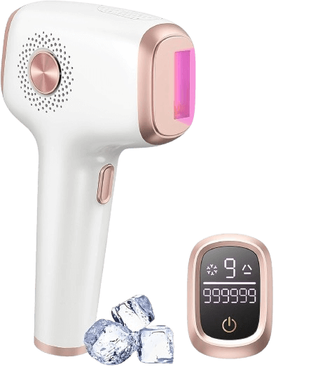INNZA IPL Hair Removal with Ice Cooling Care Function for Women,Long-Lasting Results,999,999 Flashes Painless Hair Removal, Hair Removal Device for Armpits Legs Arms Bikini Line