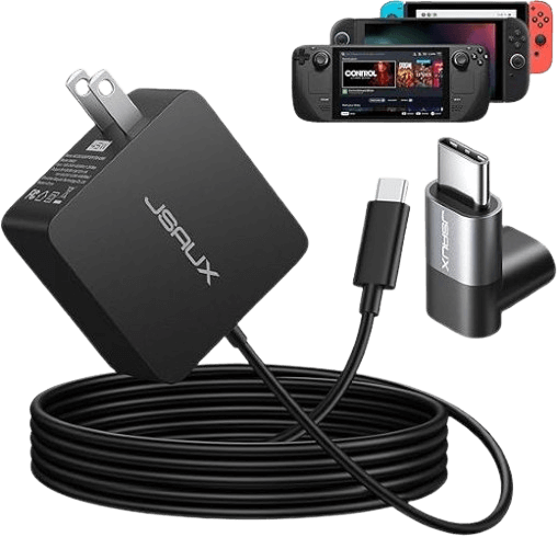 JSAUX 45W USB C Charger with Cable (5FT)
