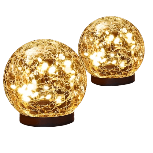 KIMK Solar Globe Lights Outdoor