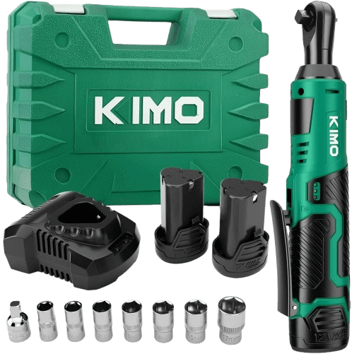 KIMO 12V Cordless Electric Ratchet Wrench Set