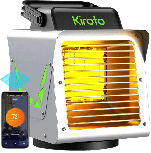 Kiroto 1500W Greenhouse Heater with APP Remote Control