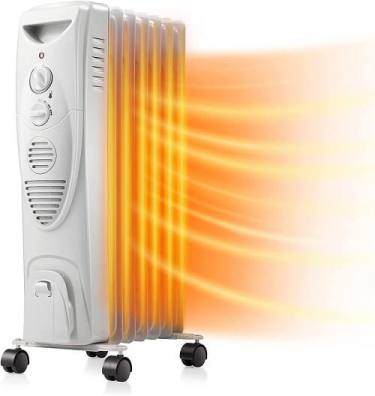 Kismile 1500W Oil Filled Radiator Heater