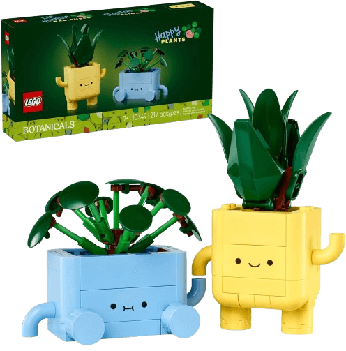 LEGO Botanicals Happy Plants Building Toy for Kids
