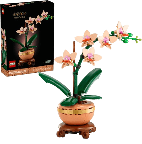 LEGO Botanicals Mini Orchid Building Set - Artificial