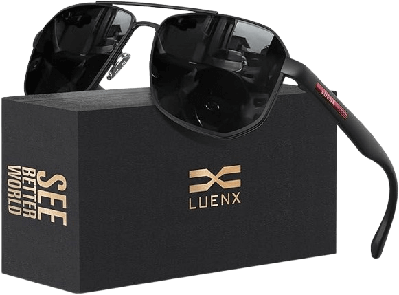 LUENX Aviator Sunglasses for Men