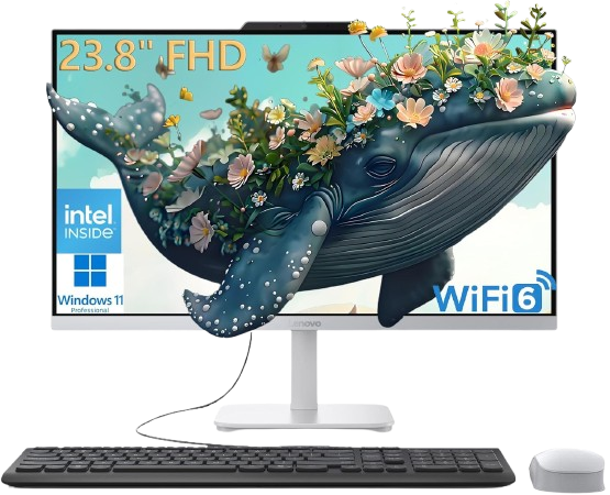 Lenovo 24 All-in-One Desktop Computer for Home Office
