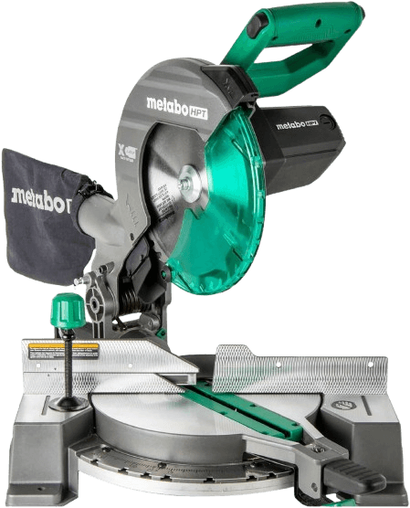 Metabo HPT 10-Inch Single Bevel Compound Miter Saw, 15-Amp (C10FCG2)