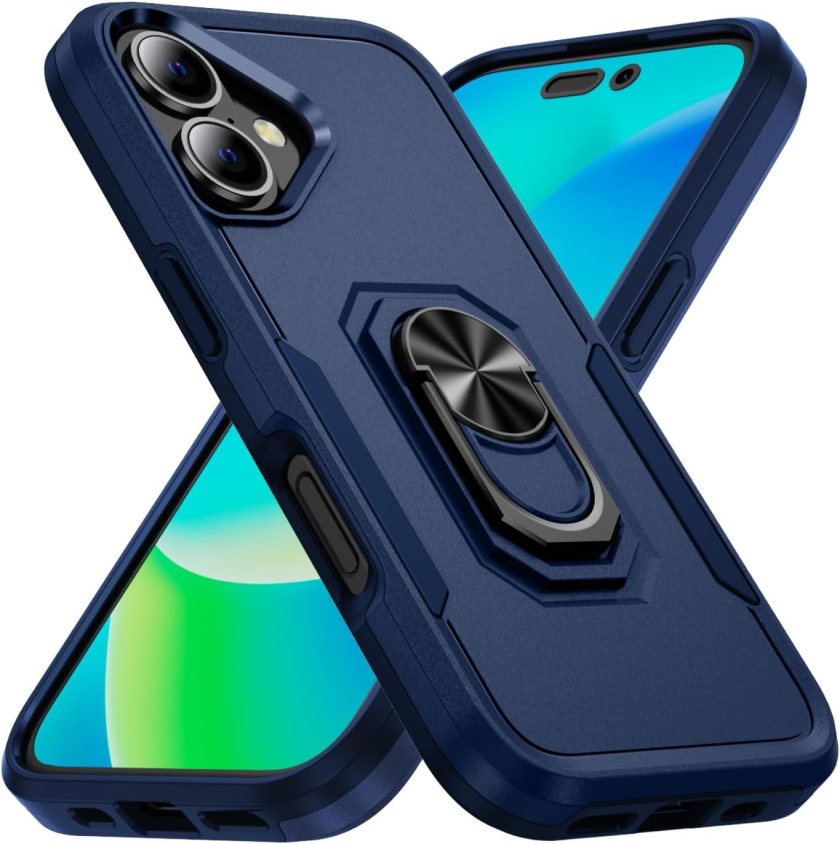 Metal Kickstand Case for iPhone 16 Plus