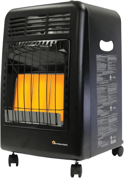 Mr. Heater MH18CH Radiant Cabinet LP Heater, Black
