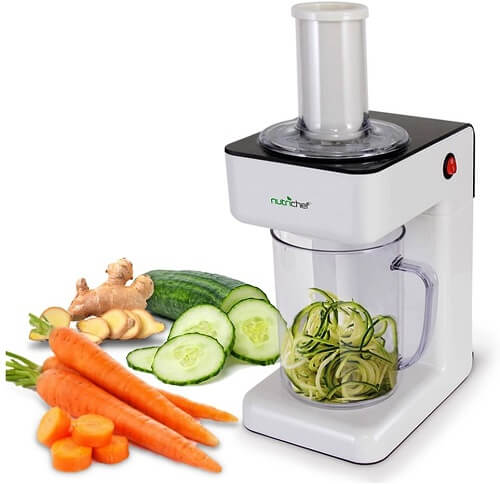 NutriChef Electric Food Spiralizer Slicer Chopper