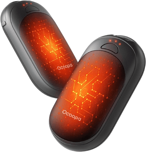 OCOOPA Magnetic Hand Warmers Rechargeable 2 Pack, Electric Handwarmers, Smart Heating UL Certified, 3-Settings,Portable Heater, Ultra Slim Pocket, Hunting Essentials, Gifts for Christmas Men, UT3 Lite