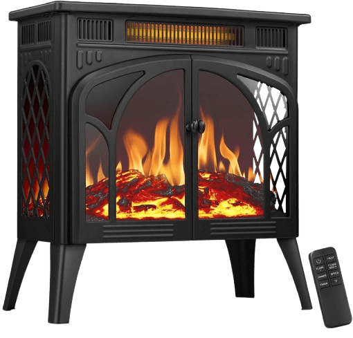 R.W.FLAME 25” Cathedral Electric Fireplace