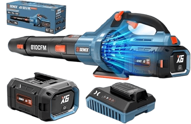 SENIX 60V Brushless Cordless Leaf Blower