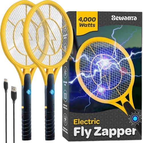 SEWANTA Electric Fly Swatter [Set of 2]