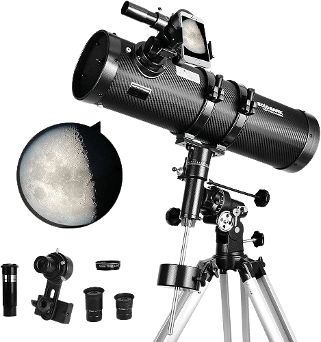 SOLOMARK Telescope 130EQ Newtonian Reflector Telescope for Adults